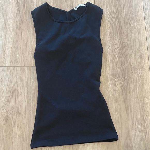 ZARA Black Open Back Tank - Picture 1 of 5